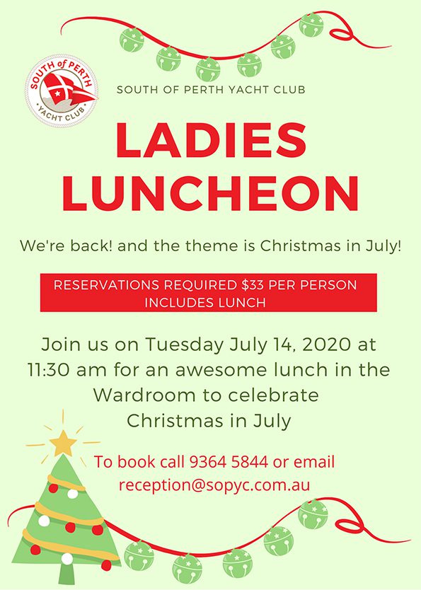Ladies Lunch July 2020 Flyer sml