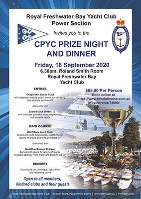 CPYC Presentation Night This Friday 18 September