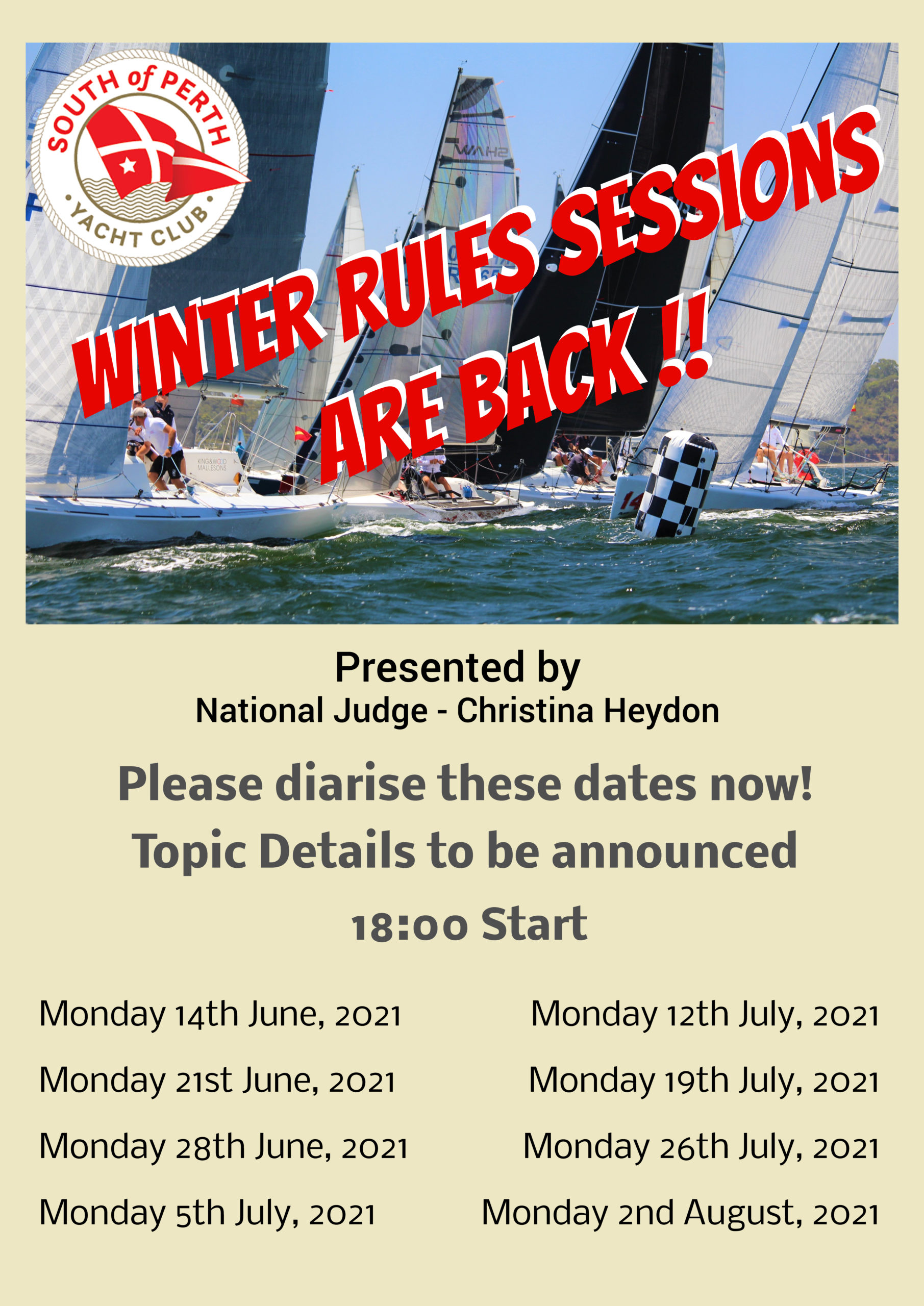 Winter rules sessions are back!!