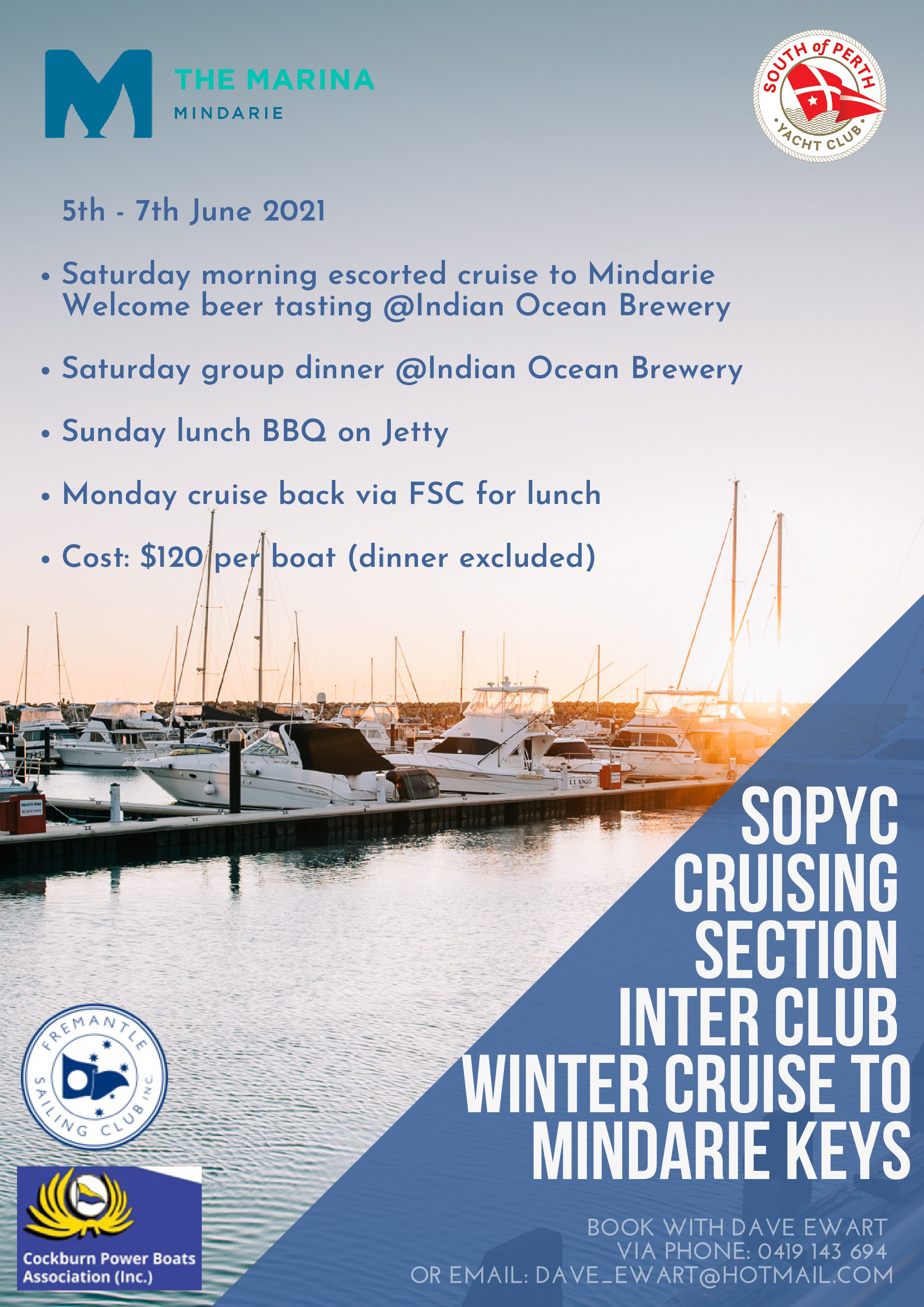 Cruising Section - Inter Club Winter Cruise to Mindarie Keys