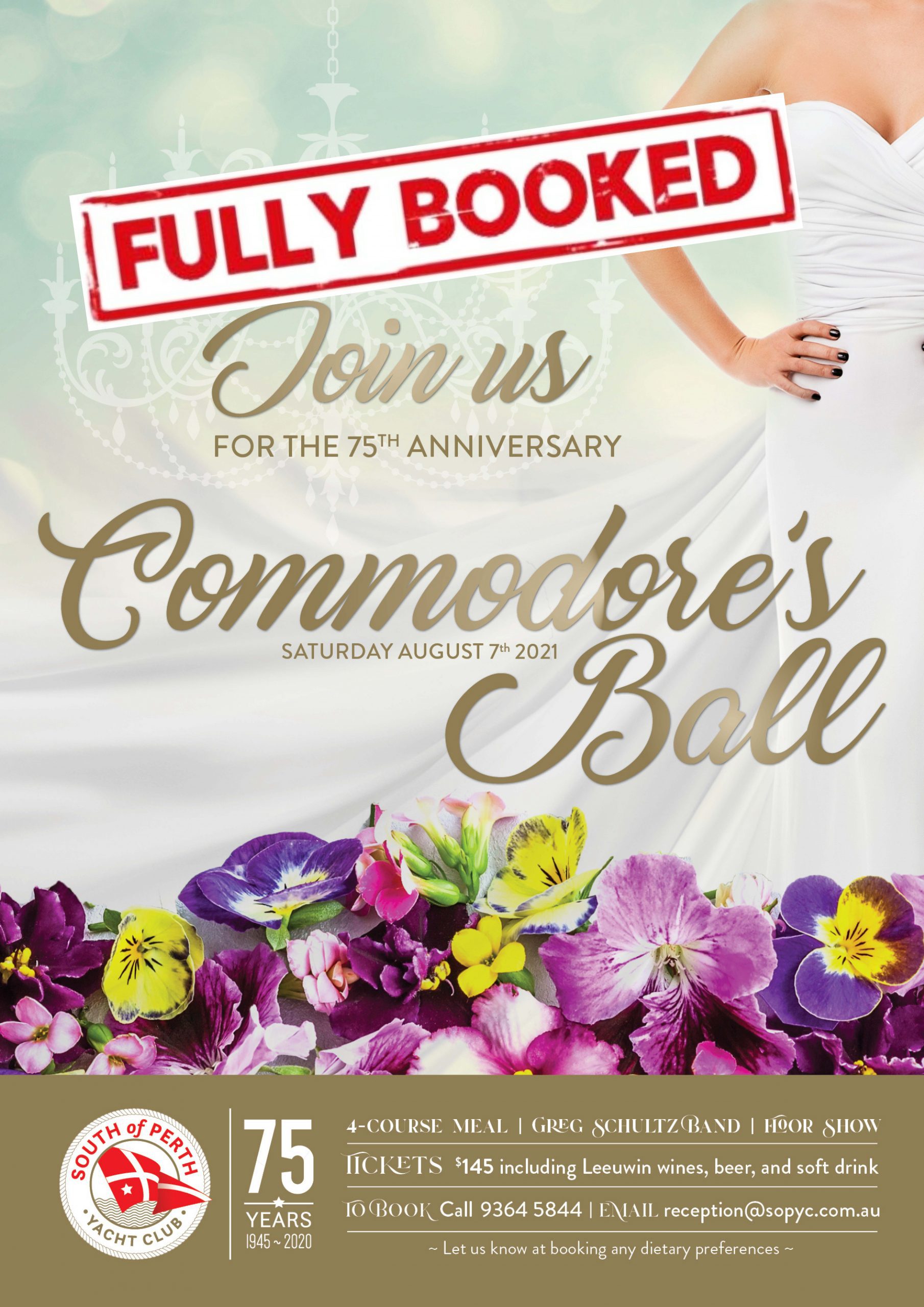 Commodore's Ball - Fully  Booked!