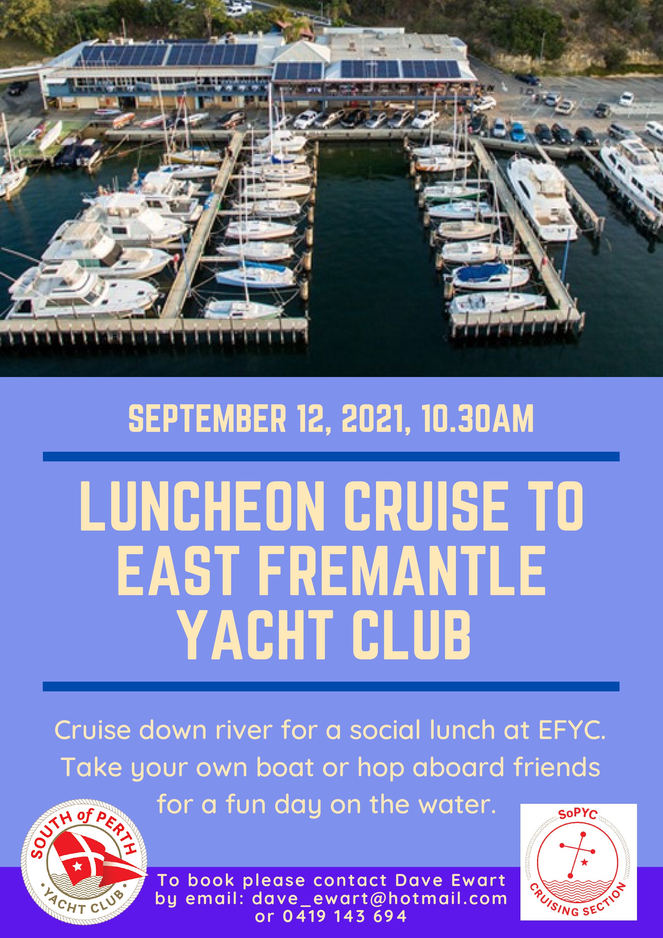 Luncheon Cruise to East Fremantle Yacht Club