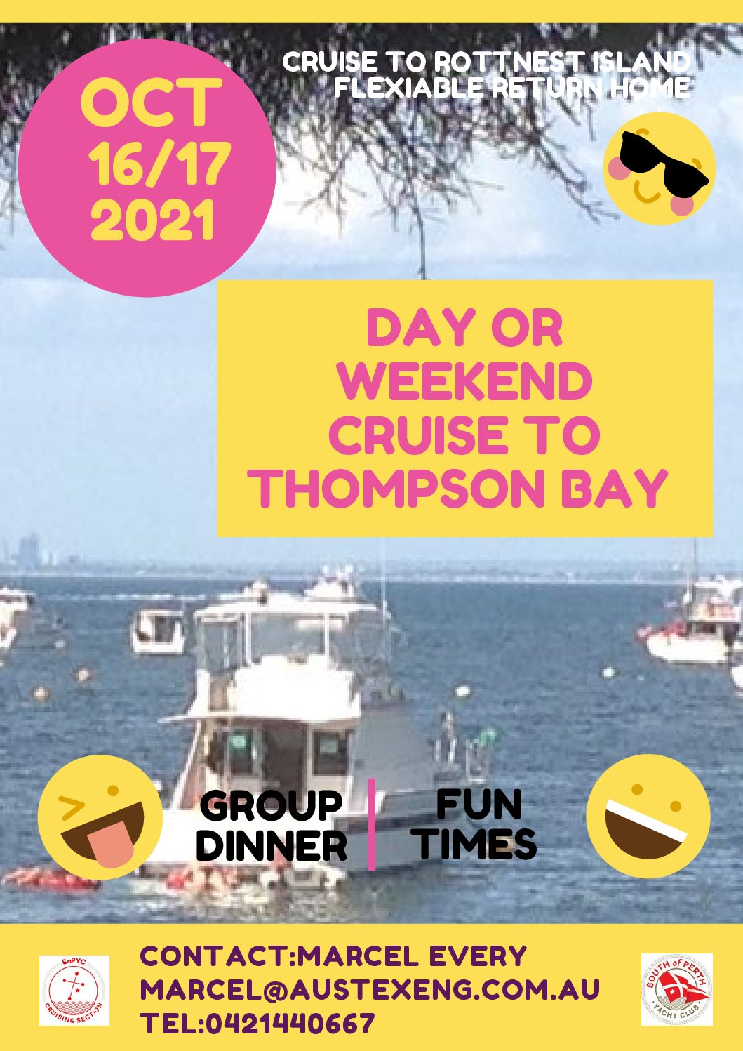 Day or Weekend Cruise to Thompson Bay