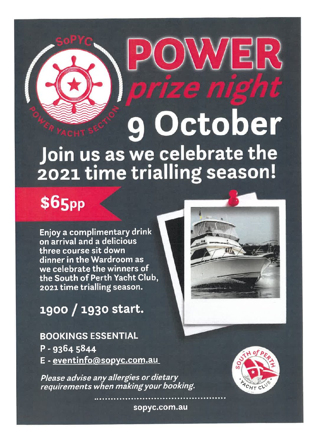 Power Section Prize Night