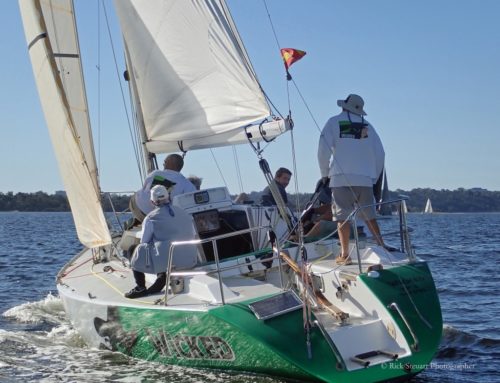 The fourth Frostbite  ( Sailing on a wobbly Nor easter )